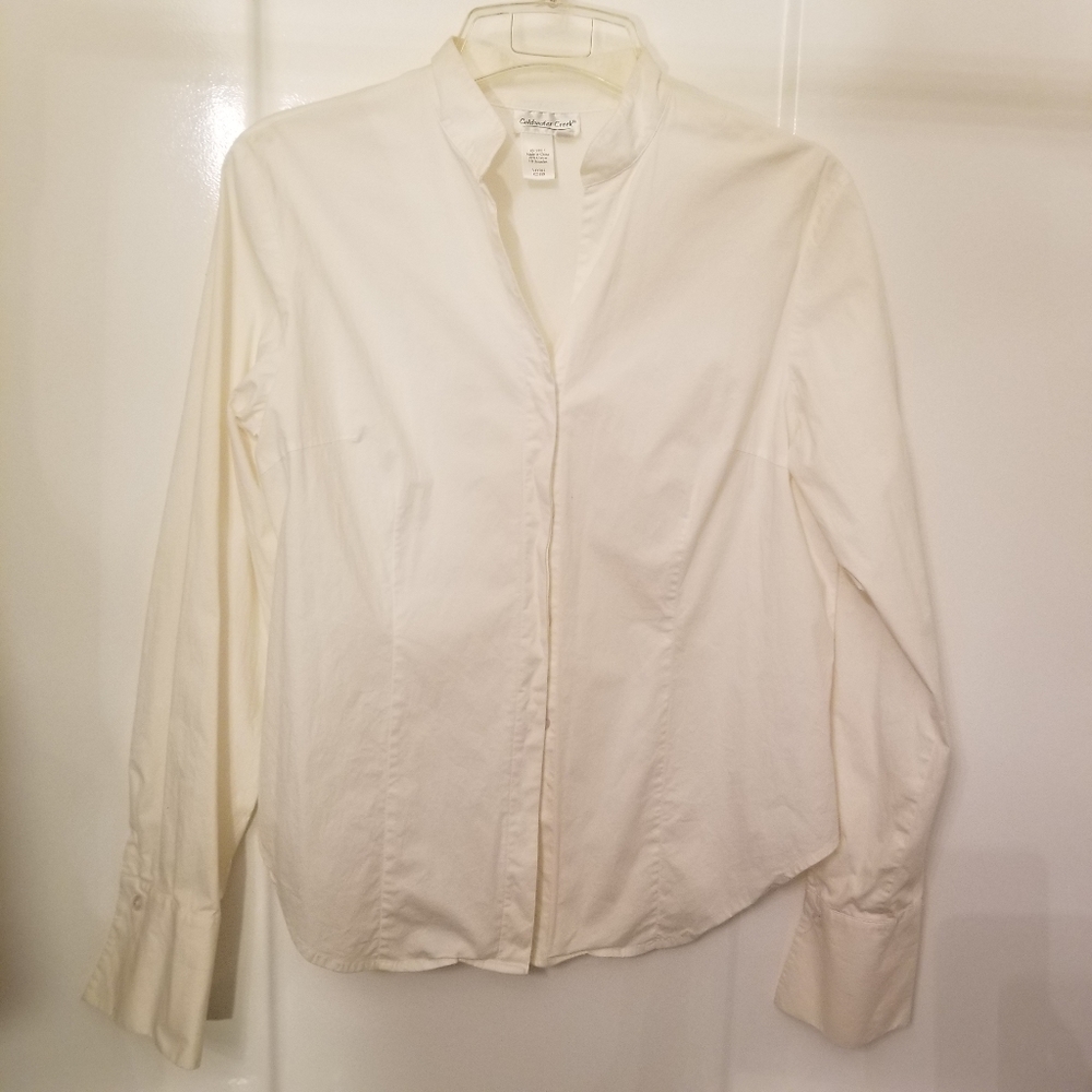 Coldwater Creek size Large button down, bell sleev